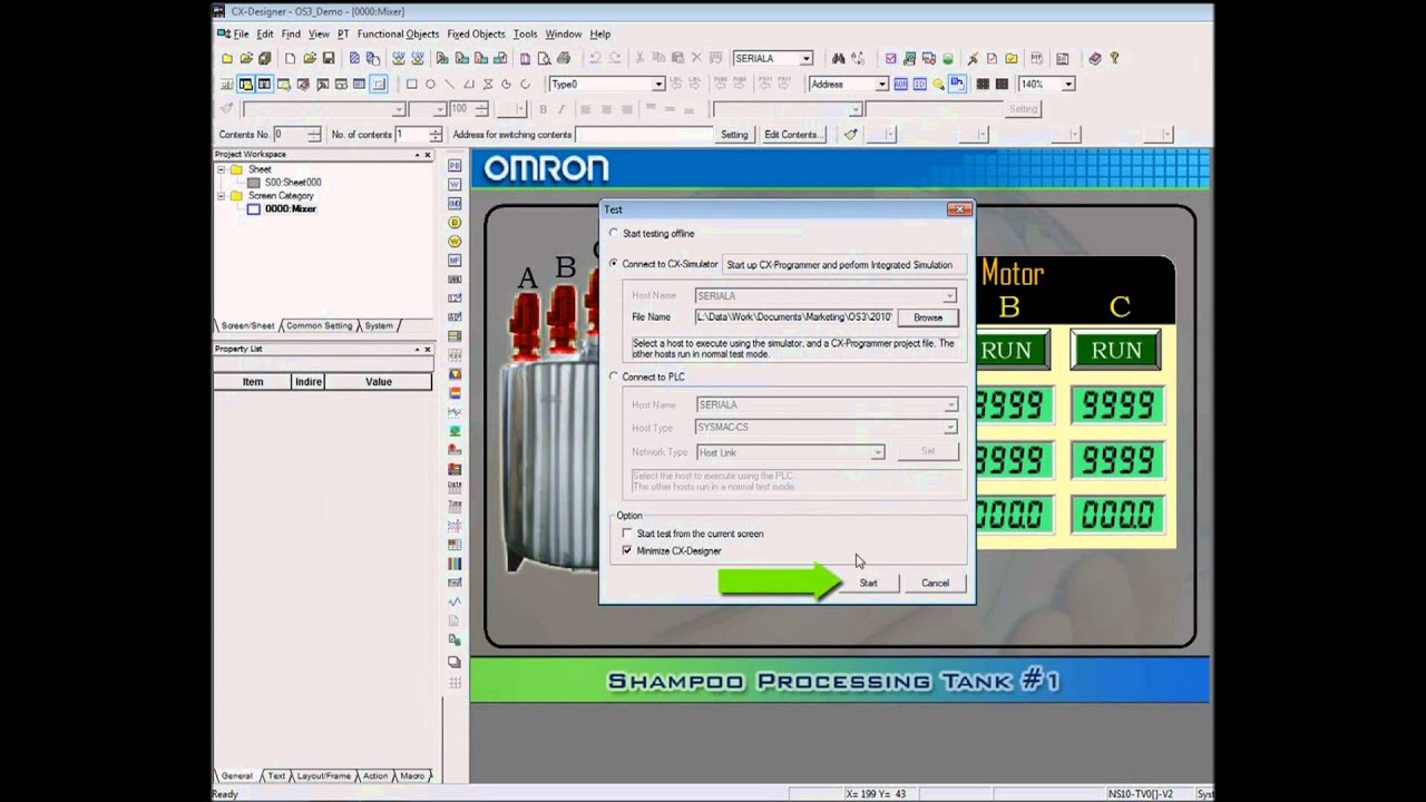 omron cx one software